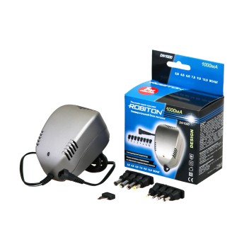 ROBITON DN1000 1000мА нестабилизированный, 8 насадок BL1 (ЧЗ)